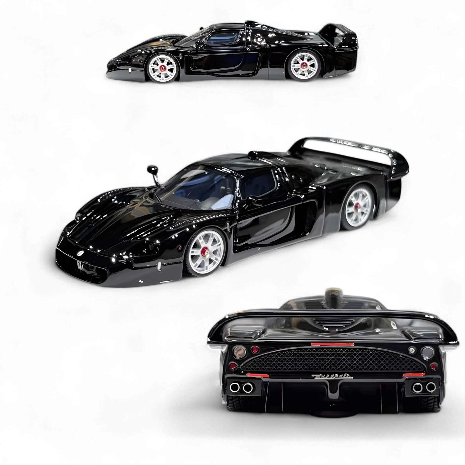 Maserati MC12 Stradale Corsa Black - Resin 1:64 by YM Model