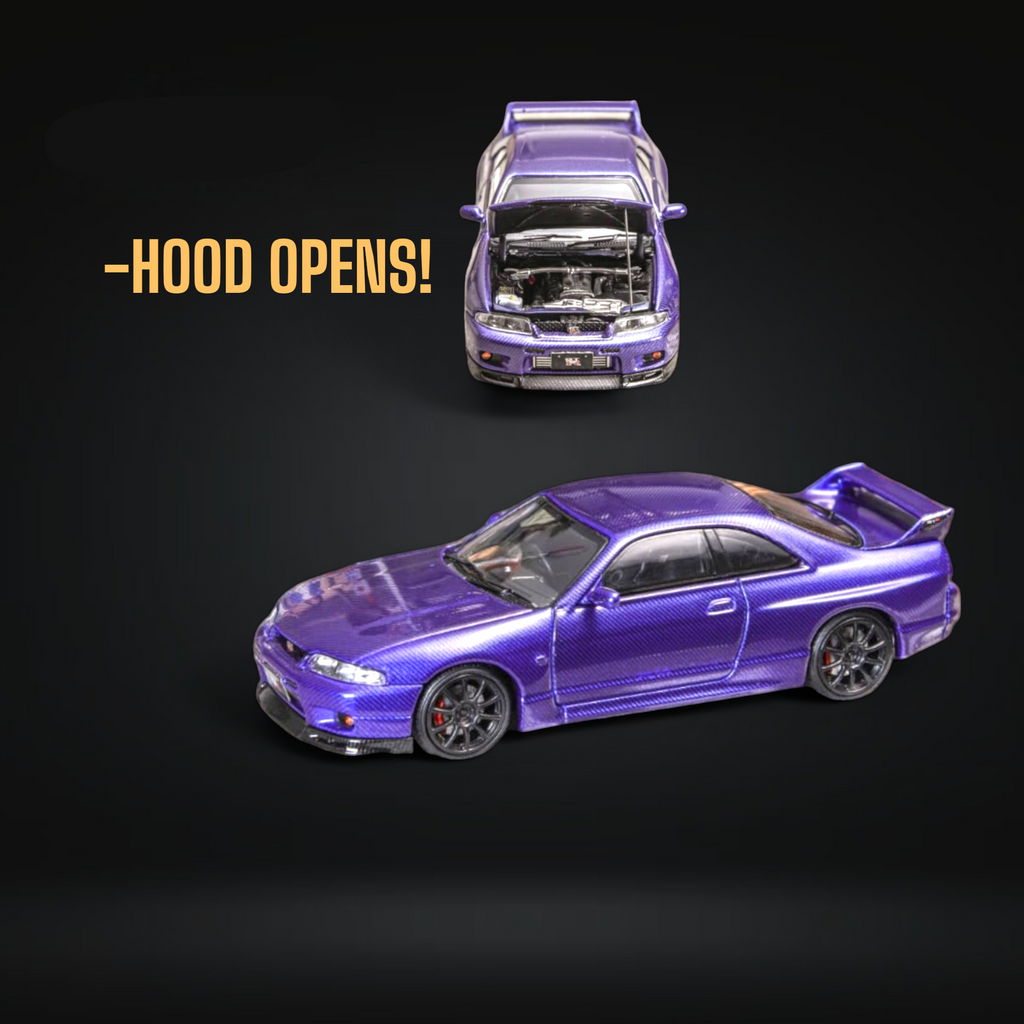 Nissan Skyline GT-R R33 GT-R 4th Gen BCNR33 Full Carbon Purple 1