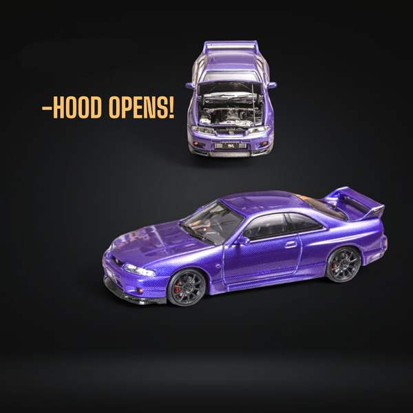 Nissan Skyline GT-R R33 GT-R 4th Gen BCNR33 Full Carbon Purple 1