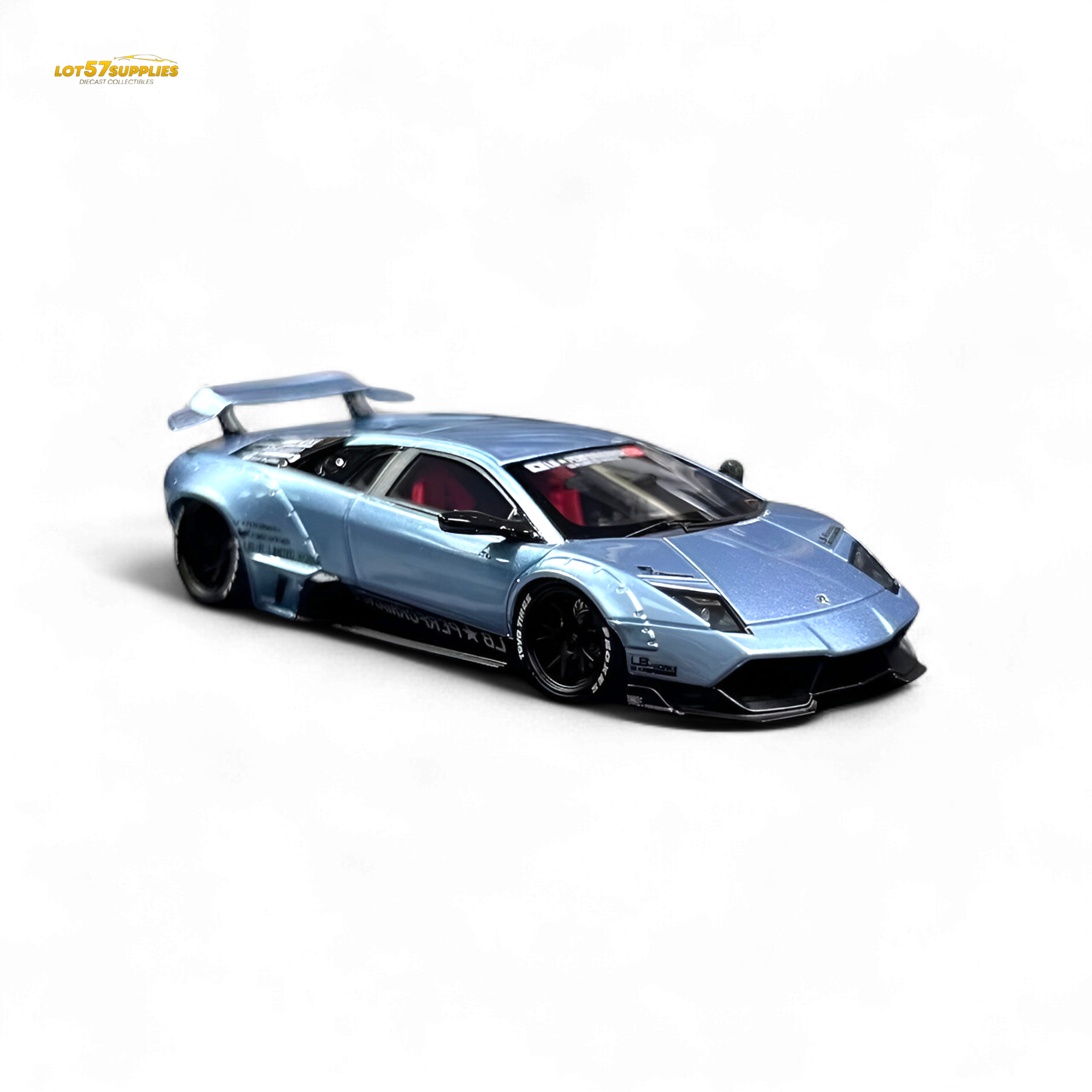 Lamborghini Murcielago LBWK Ice Blue 1:64 by Error404