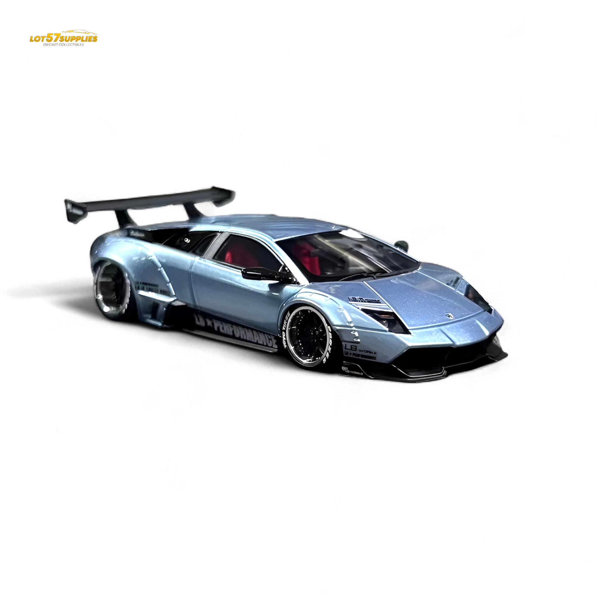 Lamborghini Murcielago LBWK Ice Blue 1:64 by Error404