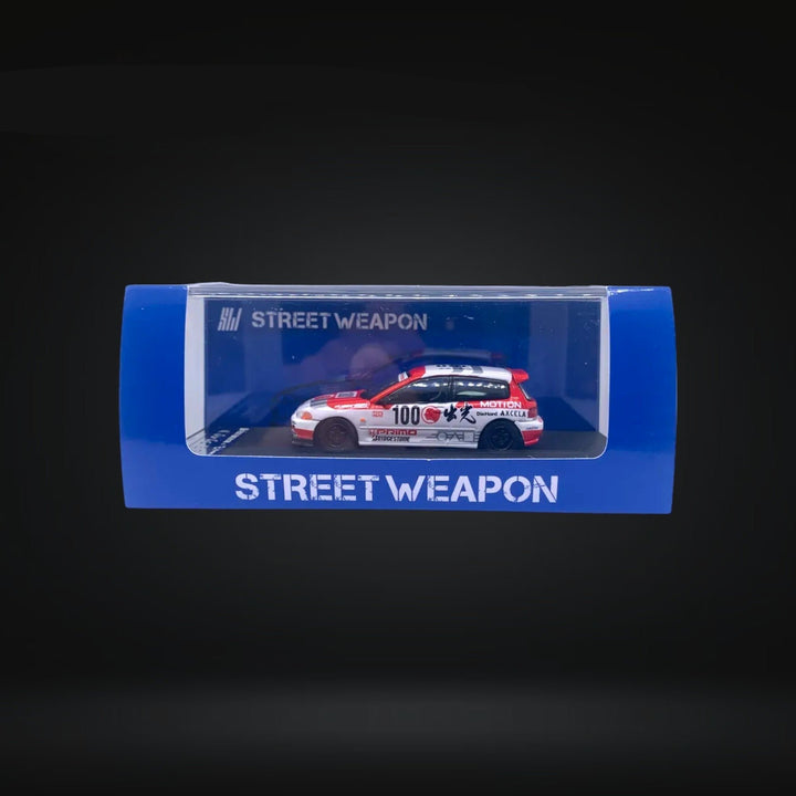 Honda Civic EG6 Idemitsu Street Edition 1:64 by Street Weapon Package View