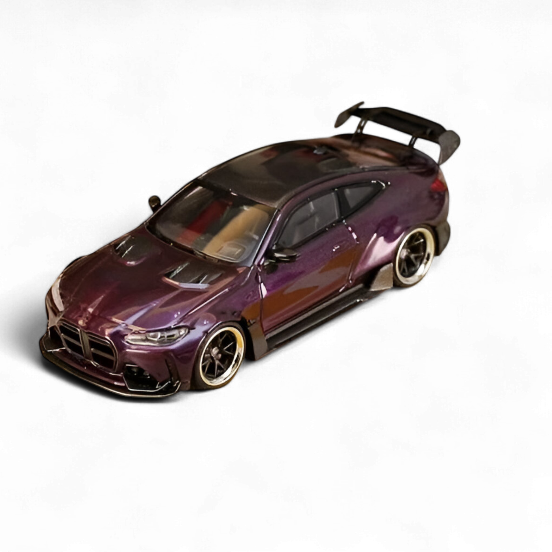 BMW M4 G82 Widebody Dark Purple 1:64 by Street Weapon  3