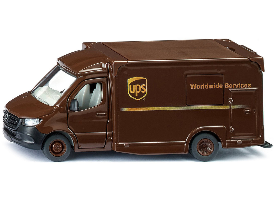 Mercedes-Benz Sprinter Van Brown "UPS Worldwide Services" 1/50 Diecast Model Car by Siku-1