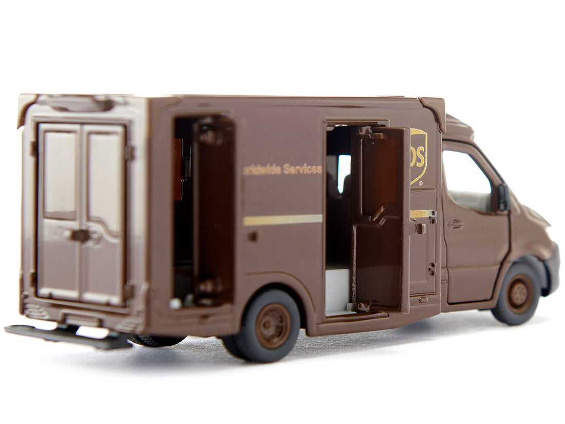 Mercedes-Benz Sprinter Van Brown "UPS Worldwide Services" 1/50 Diecast Model Car by Siku-3