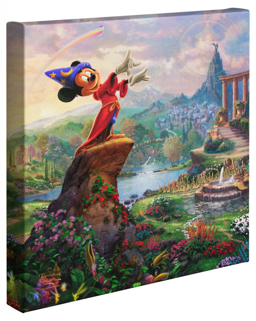 Sorcerer Mickey "Fantasia" (Disney) Wrapped Canvas Art Print 5