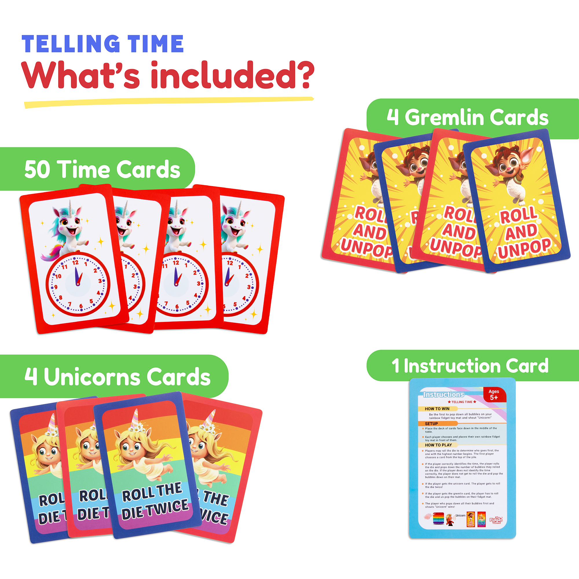 Telling Time Card Pack 2