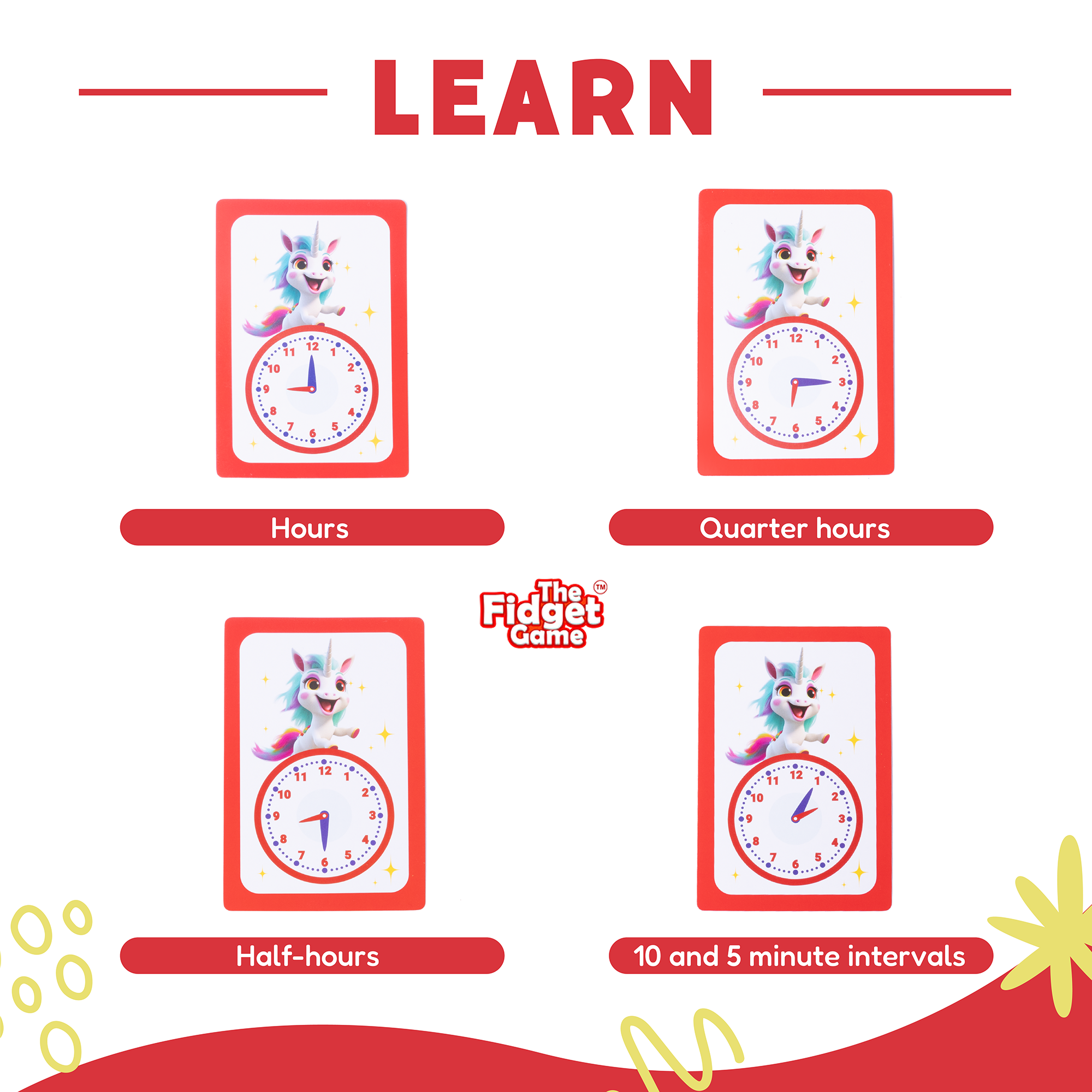 Telling Time Card Pack 5