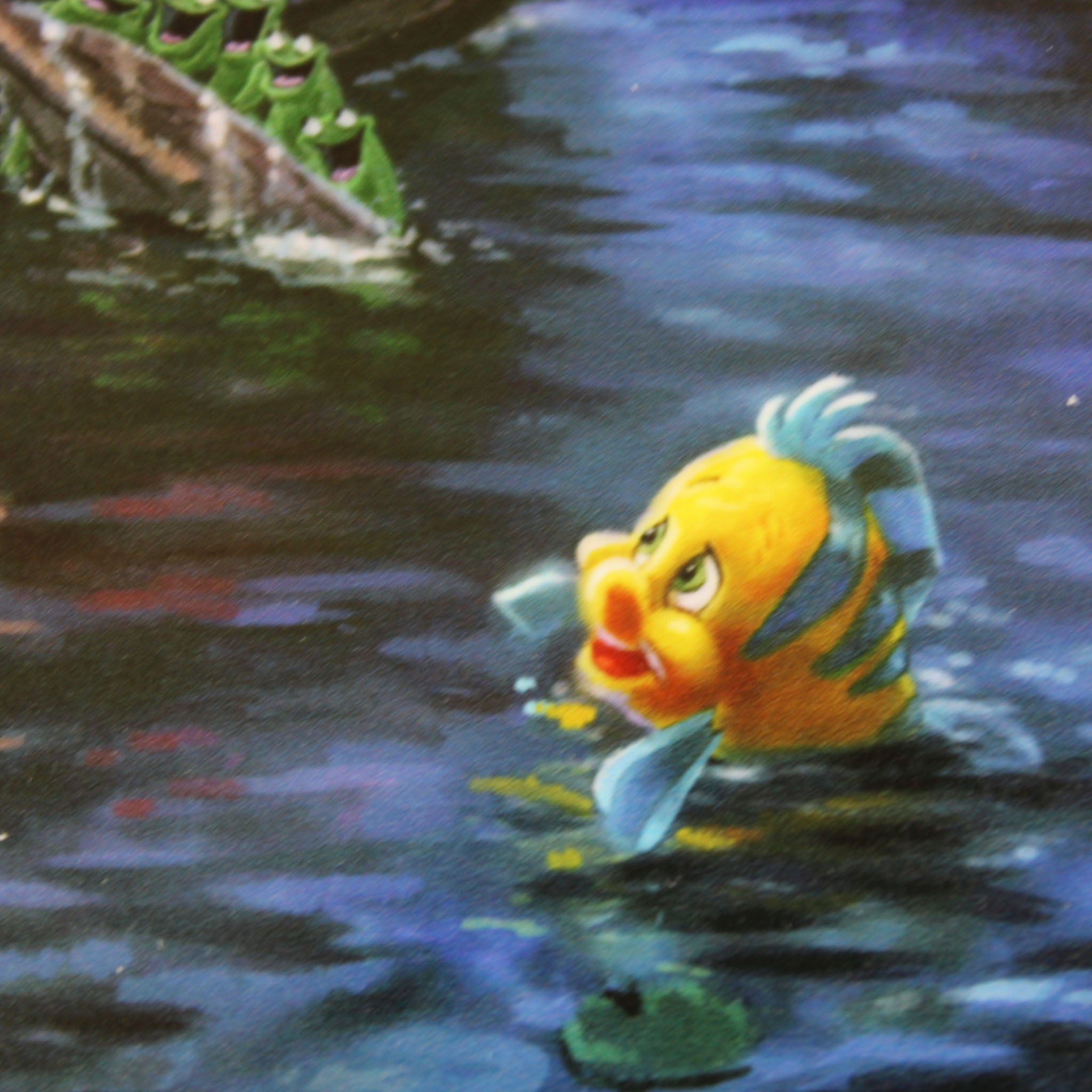 The Little Mermaid II (Disney) Thomas Kinkade Framed Art Print 3