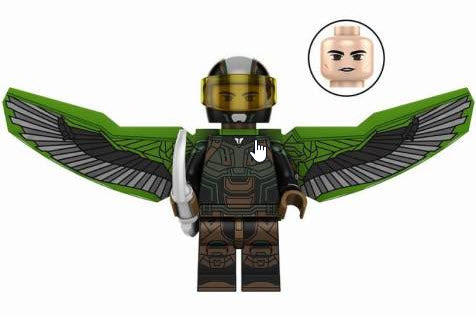 Falcon Custom Minifig for Lego