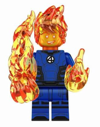 Flame Hero Custom Minifig for Lego