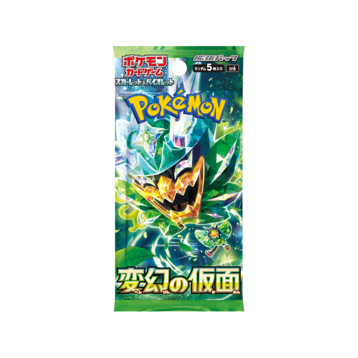 Pokemon TCG Scarlet &amp; Violet Transformation Mask sv6 Japanese (1 Booster Pack)