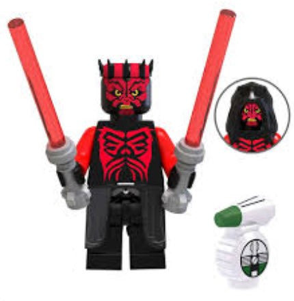 Darth Maul Custom Minifig for Lego