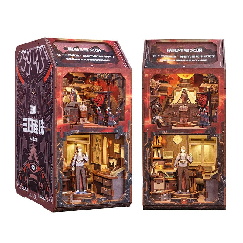 Book Nook Wizardi Miniature - Suns in Conjunction Roombox Kit-0