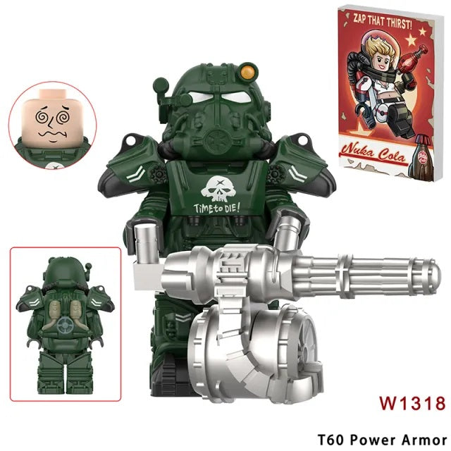 T60 Power Armor Green for Lego