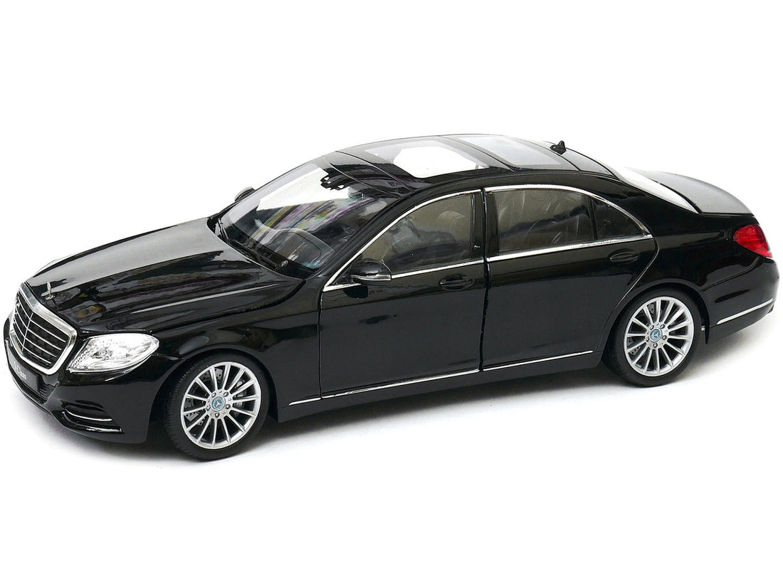 Mercedes Benz S Class with Sunroof Black "NEX Models" 1/24 Diecast Model Car by Welly-2