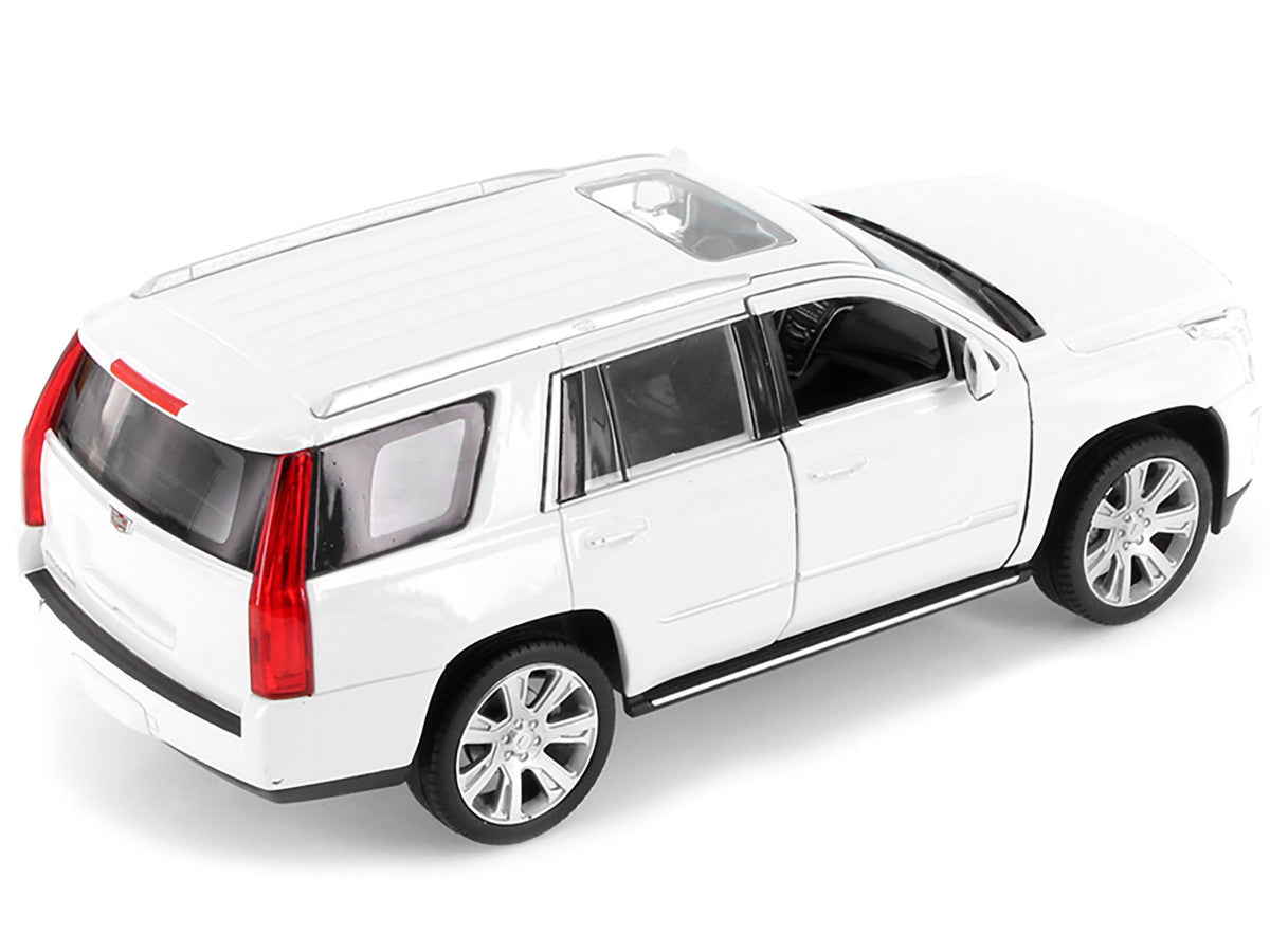 2017 Cadillac Escalade with Sunroof White 1/24-1/27 Diecast Model Car by Welly-2