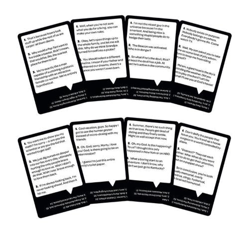 Who Says? Card Game Rick and Morty Edition 4