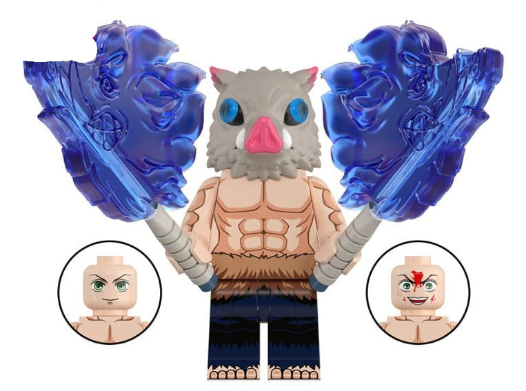 Boar Mask Swordsman Custom Minifig for Lego