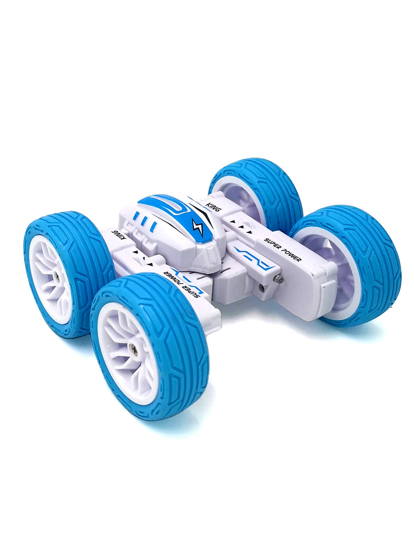 Turbo Topz Wild Style Remote Control Car Toy by HST QF-526-528 White and Blue